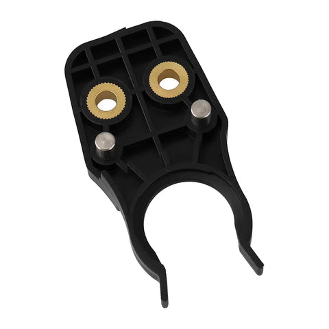 Close-up of a clamp from 5 Pack ISO20 Tool Holder Clamps With ABS Nylon Flame Resistant Rubber Claw For CNC Machining Centers And Woodworking Engravers