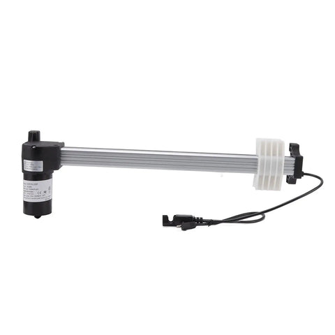 Heavy Duty Electric Sofa Linear Actuator With 1000N Force Motor And 13 Inch Slick Travel Stroke Built No Fuss For Power Recliner Fix It Projects Handled Easy, showing aluminum body with black motor.