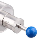 Sanitary stainless steel 1.5-inch tri-clamp adjustable pressure relief valve with blue knob