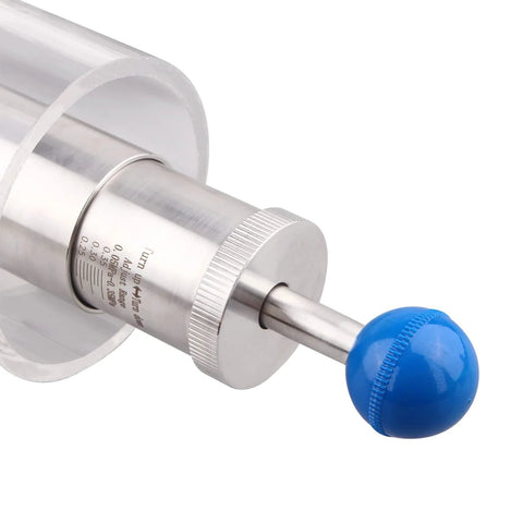 Sanitary stainless steel 1.5-inch tri-clamp adjustable pressure relief valve with blue knob