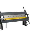 24 Inch Sheet Metal Hand Brake Workhorse for Industrial Precision Pan and Box Bends Benchtop Forming Machine visible on tabletop