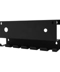Wall Mount Pressure Washer Rack With One Quarter Inch Quick Connect, Carbon Steel Space Saving Organizer, black finish