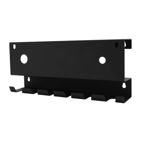 Wall Mount Pressure Washer Rack With One Quarter Inch Quick Connect, Carbon Steel Space Saving Organizer, black finish