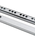 Two Pack 17mm Wide Drawer Slides Heavy Duty Two Section Drawer Runners for Cabinets Full Extension Drawer Glides
