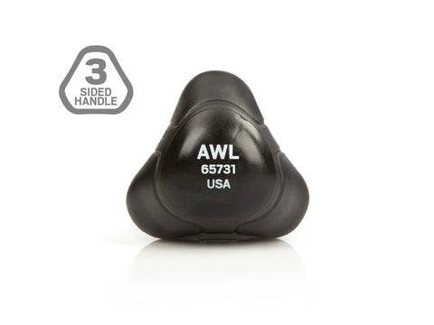 Three-sided handle of Scratch And Punch Awl With High Torque Handle For Precise Marking And Punching In The Shop Beefy Heavy Duty.