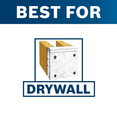 Drywall Dimpler Screw Setter With Automatic Countersink And Preset Depth, One Pass Pro Grade Install, Number 2 Phillips Bit, Auto Clutch Release, Reversible Chuck For Quick Bit Swaps, No Tear Out Drywall Finish