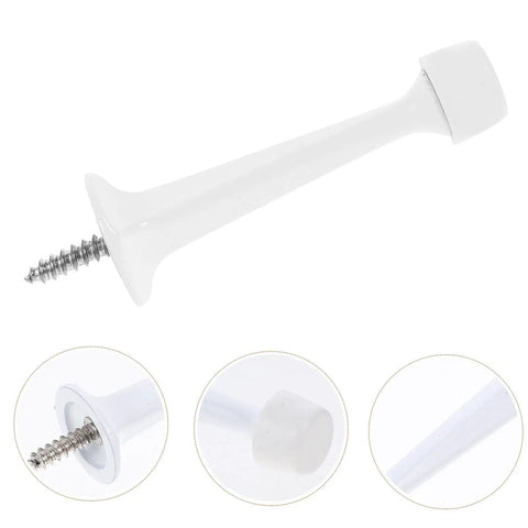 Heavy Duty Floor Door Stopper With Soft Rubber Tip And Zinc Alloy Built Tough Construction Weatherproof Break Resistant
