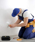 Technician using tools with Hard Carrying Case For Fluke Digital Multimeters Like 87V 88V Fifteen B Plus Seventeen B Plus visible