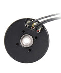Top view of 260KV Brushless Drone Motor with metal hollow shaft for 808 camera aerial setup, showing wiring and connection points.