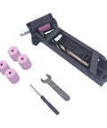 No Nonsense Drill Bit Sharpener Portable Adjustable Angle Grinder Jig For Woodworking And Metal Bits Quick Revival Tool and accessories