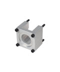 RATTMMOTOR Nema23 aluminum motor mounting bracket front view with 57mm bore and screws