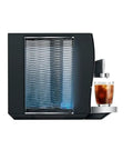 Next Level Automatic Coffee Maker Featuring Hot And Cold Brew Options Smart Touchscreen Interface And Built In Grinder For Barista Style Morning Drip Vibes with ice coffee served.
