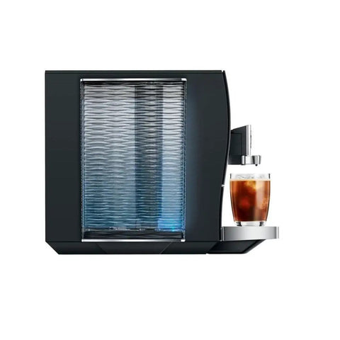 Next Level Automatic Coffee Maker Featuring Hot And Cold Brew Options Smart Touchscreen Interface And Built In Grinder For Barista Style Morning Drip Vibes with ice coffee served.