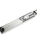 Full Extension Locking Drawer Slides Made From Cold Rolled Steel With Blue Zinc Plated Finish Smooth Rail Glide For Cabinet Drawers