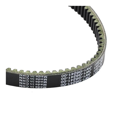 Premium Replacement Cart Transmission Drive Belt For YDRA YTF1 YT1A G29 Models Compatible With 2007-2013 Years showing durable rubber assembly.