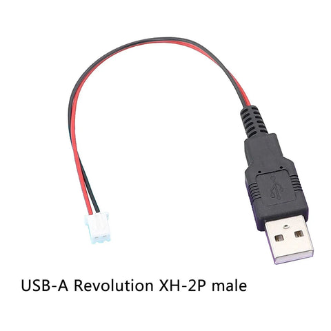 Usb Male To XH2.54 2P Terminal Cable For Power And Signal Transmission In Projects 2 Core Power Supply Wire Built For Prototyping Makers And Electronics Builds, USB-A to 2-pin, 22cm