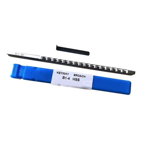 1Pc 4mm B1 Push Type Keyway Broach HSS High Speed Steel For CNC Router Metalworking Tool And Metal Cutter Metric Size