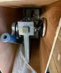 Heavy Duty 3 Ton Ratchet Arbor Press Featuring Rapid Ram Action And Counterweighted Handle Built Like A Tank for shop work.
