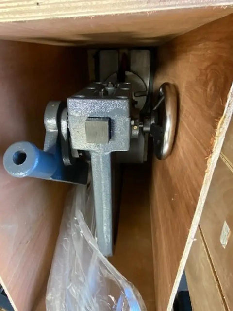 Heavy Duty 3 Ton Ratchet Arbor Press Featuring Rapid Ram Action And Counterweighted Handle Built Like A Tank for shop work.
