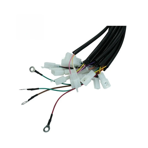 Badass Dual Drive Wiring Harness Plug And Play For Custom Ev Builds Hot Rod Electric Motorcycle Conversion Kit, detailed wire connectors.