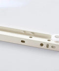 Heavy Duty Drawer Slide Rails 16 Inch Steel Bottom Side Mount Wheel Track For Cabinets And Desks, 40cm Length Replacement Kit, close-up view