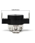 Dryer High Limit Thermostat D510701 L225-40F For Heavy Duty Dryers, 1.63in/41.5mm black ceramic body