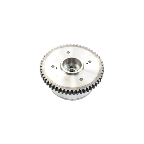 Heavy Duty Timing Chain Kit With Cam Phaser And Dual VVT Gears For Hyundai Elantra Kia Forte Oem Replacement Set Tensioner Guides showing metal VVT gear