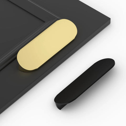 10 Pack Gold Cabinet Pulls 3 Inch Edge Pulls For Cabinets Desk Pull Gold Handle For Kitchen Cabinets With 76mm Hole Centers