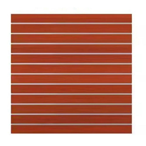 Front view of Veneer Wood Slat Panels For Pegboard Display And Slatwall Garage Organizer All In One Durable Slat Wall Panels