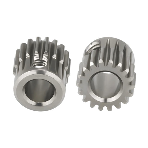 High Precision Hardened Steel Extruder Gear Set With Nickel Plating For Prusa Mini 3D Printer Small Gear 5mm Bore And Large Gear Included