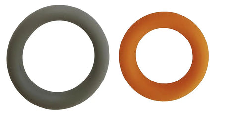 60 Pack Pro Grade Pressure Washer O Ring Set With 30 Orange One Quarter Inch And 30 Grey Three Eighths Inch Quick Connect Seals For M22 Fittings
