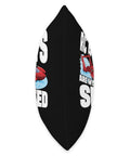 Side view of Throw Pillow For Sailboat Lovers Who Are All About Speed And Nautical Vibes Double Sided Sailboat And RC Boat Design