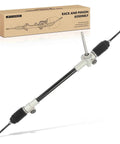 Electronic Power Steering Rack And Pinion Assembly For Chevrolet Beat Spark With Inner Tie Rods Dust Boots, front view with packaging.