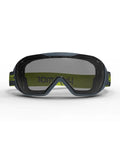 Front view of MX500 Safety Goggles with 23 Percent Gray Tint, Adjustable Cloth Strap, TruShield Anti Fog Coating for Clear Outdoor Vision.