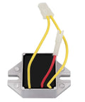 High Output Dual Circuit Alternator With Voltage Regulator for Lawn Mowers and Garden Tractors, complete unit with wires.