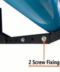 Close-up of adjustable kayak garage storage hooks wall mount set of 2 heavy duty hangers with 2 screw fixing for stability