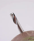 Pro 10 Piece Single Flute Up Cut Spiral End Mill Router Bit Set For Wood And Acrylic 3 175mm 12mm carbide cutter bit close-up