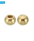 Brass Ball Lamp Finials Nuts Caps Knobs M3x0.5 Thread 15 Piece Set 6mm Shank For Furniture Lighting Or DIY Projects