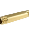 Beefy Brass Pipe Fitting Long Nipple One Half NPT Male To One Half NPT Male 4 Inch Cast Straight Extender Connector