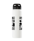I Will Be In My Office Funny Water Bottle Gift For Cooking And Baking Foodies Stainless Steel Insulated Double Wall BPA Free Dishwasher Safe For Men And Women