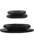 12 Pack Side Cover Grommets Kit For CG125 Rubber Grommet Set Replacement For Your Ride Classic Motorcycle Side Covers Durable Rubber Seals For CB100K CL100S SL100K XL100 CB125S CT125 TL125 XL125 CB200K CB200T And More. Black rubber side cover grommets, 12-pack, shown stacked