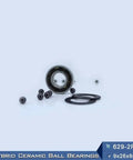 Super Smooth Hybrid Ceramic Ball Bearings 9X26X8Mm With Abec 1 Grade Precision for motor spindles and industrial gear.