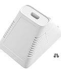 White Desktop Enclosure Stand For NSPanel Pro And NSPanel Smart Home Control Panel Turns Wall Mount Into A Desk Setup with screws