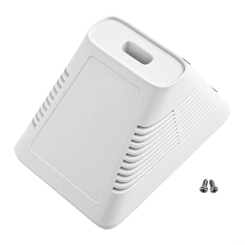 White Desktop Enclosure Stand For NSPanel Pro And NSPanel Smart Home Control Panel Turns Wall Mount Into A Desk Setup with screws