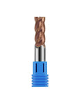 Half Inch Carbide Roughing End Mill With TiN Coating, Four Flute CNC Router Bit for Carbon, Alloy, Hardened Steel, Half Inch Shank