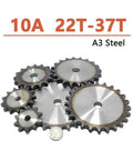 Heavy Duty Roller Chain Sprocket Wheel Crafted From Rock Solid A3 Steel With 33 Teeth And Precision Pitch For Smooth Industrial Drive Operation And Top Shelf Mechanical Performance Built Tough To Bust Through Any Daily Grind, displaying various sizes.