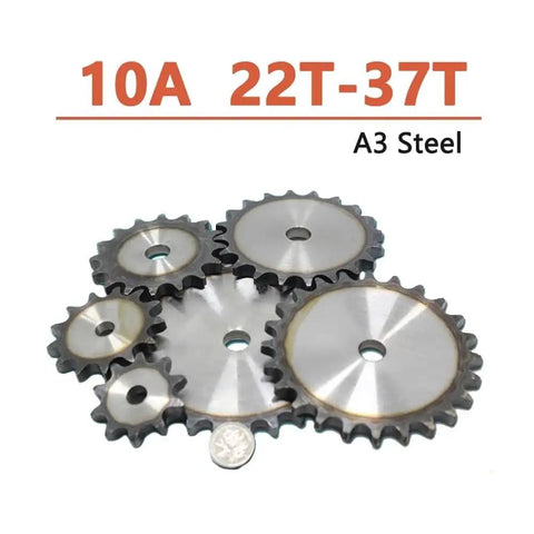 Heavy Duty Roller Chain Sprocket Wheel Crafted From Rock Solid A3 Steel With 33 Teeth And Precision Pitch For Smooth Industrial Drive Operation And Top Shelf Mechanical Performance Built Tough To Bust Through Any Daily Grind, displaying various sizes.