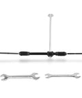 Heavy Duty Steering Gear Assembly For Go Karts Compatible With KT196 CK196 196CC 6.5HP Engines with tools