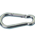 316 Stainless Steel Snap Hook Carabiner With Spring Loaded Gate Marine Grade Link Connector for saltwater and freshwater use.