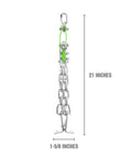 Engine Leveler 1500 Lb Capacity With Four Point Mounting System And Three Chain Positions, chain detail, dimensions shown